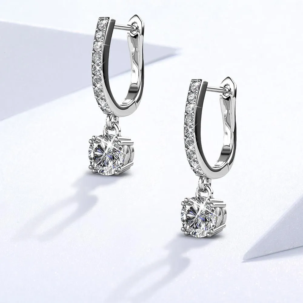 Dangle Earrings Embellished With SWAROVSKI Crystals