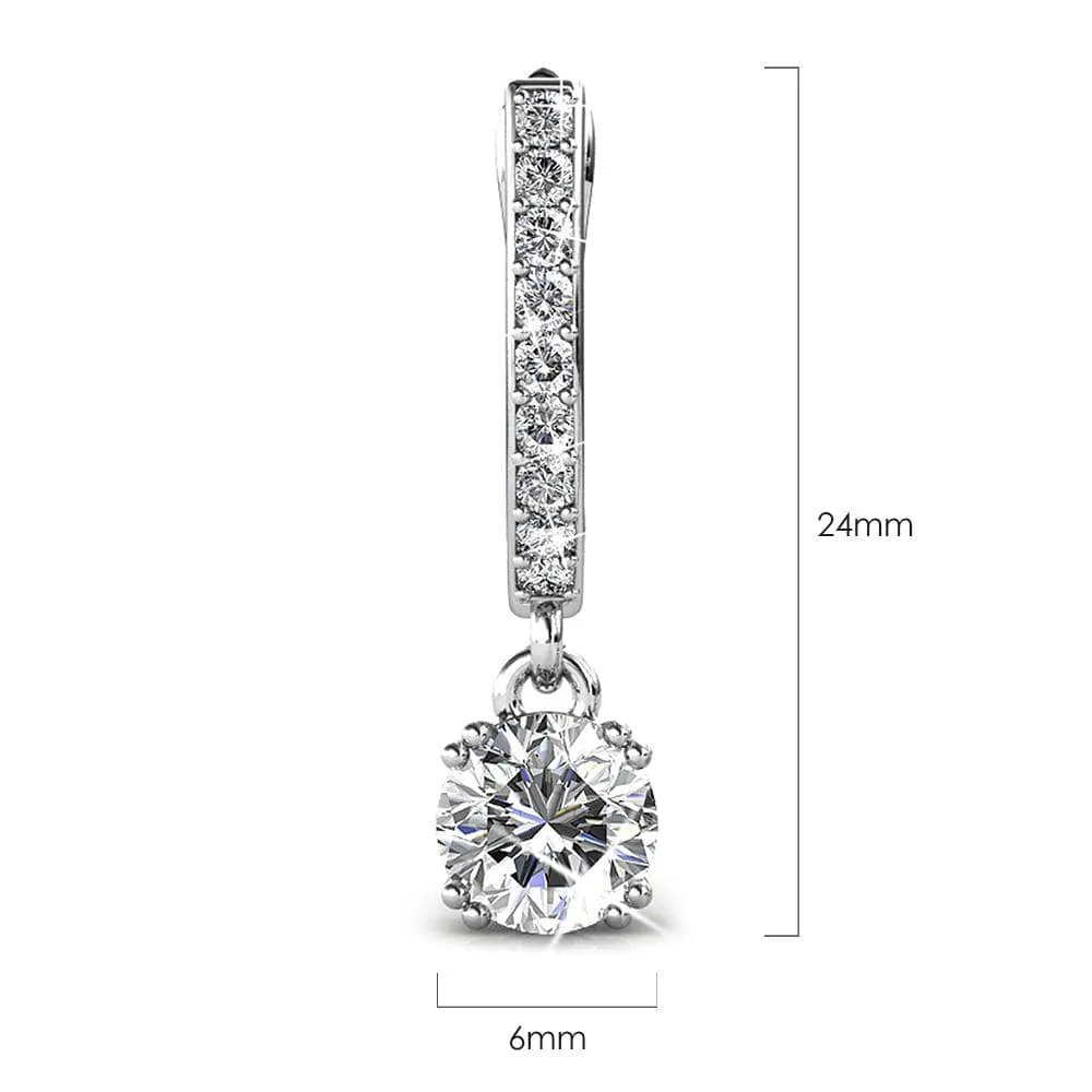 Dangle Earrings Embellished With SWAROVSKI Crystals