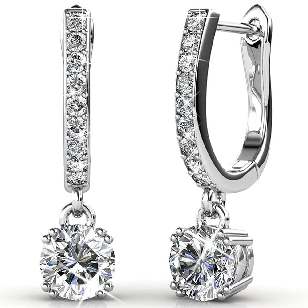 Dangle Earrings Embellished With SWAROVSKI Crystals