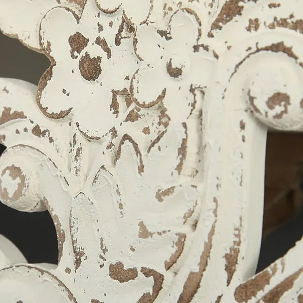 Della Carved Wooden Wall Rack