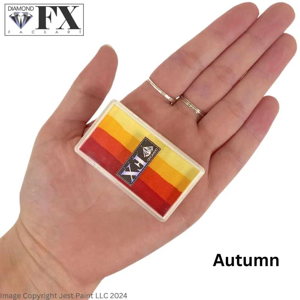 DFX Face Paint Rainbow Cake - Small Autumn (RS30-112)  Approx. 14ml / .47 Fl oz    #43