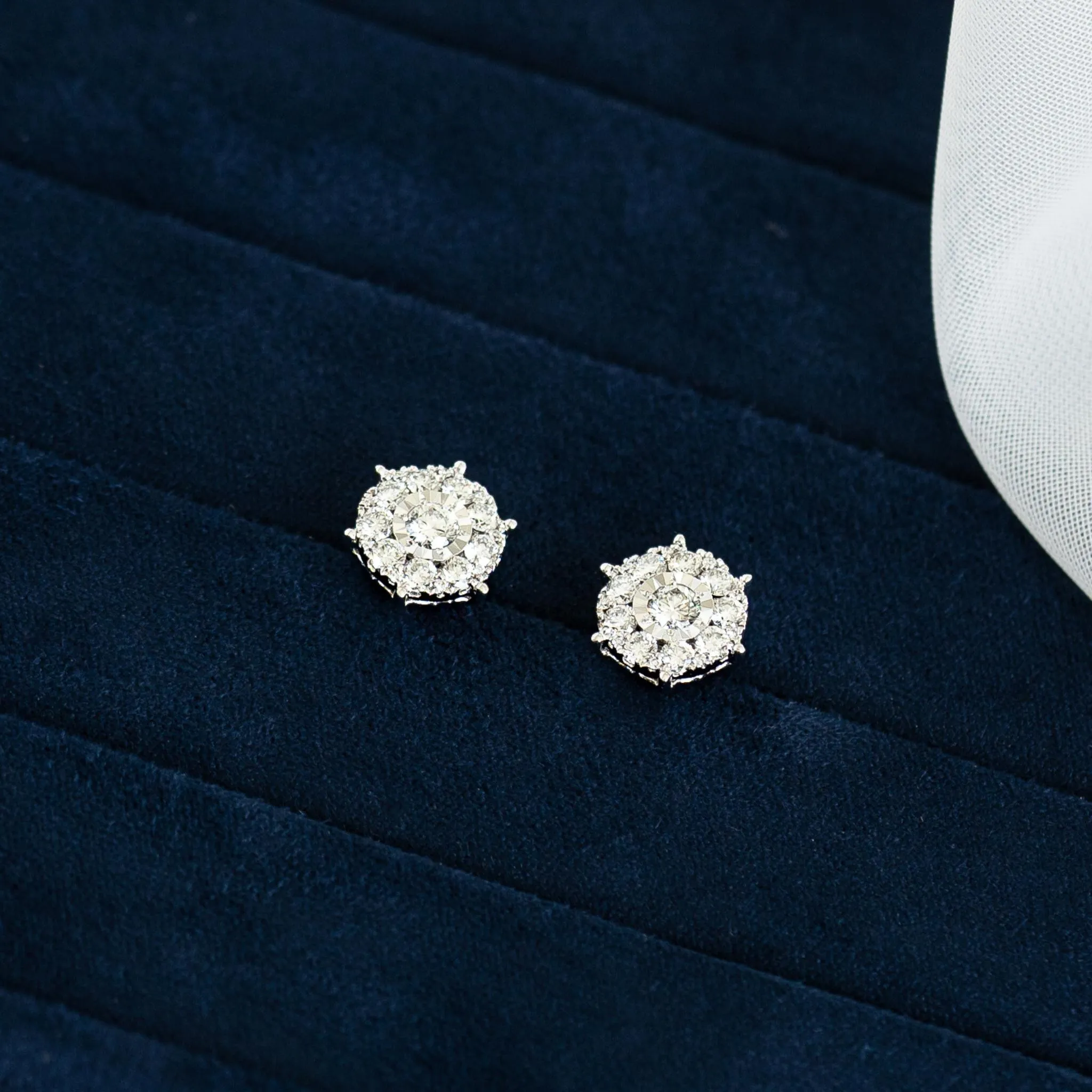Diamond Earrings - 3 Carat Miracle Plate