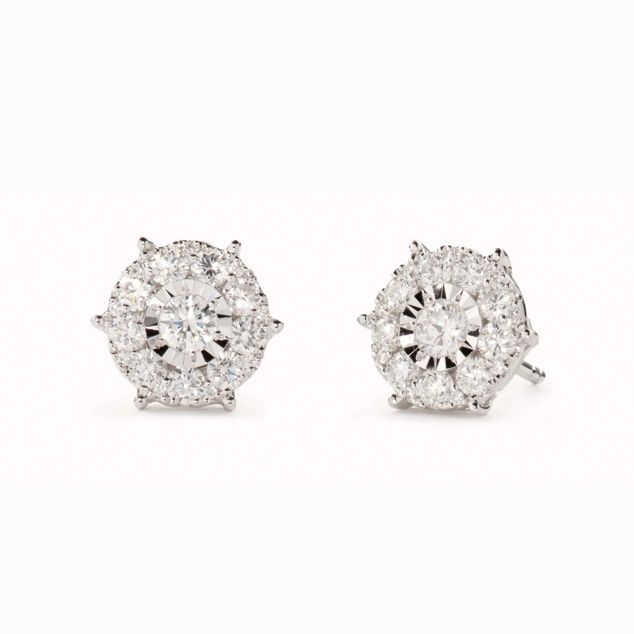 Diamond Earrings - 3 Carat Miracle Plate