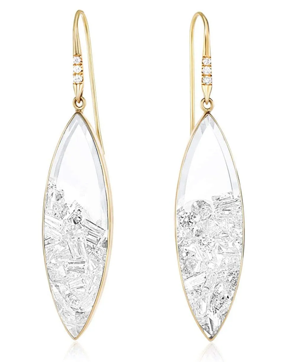 Diamond Marquise Shaker Drop Earrings