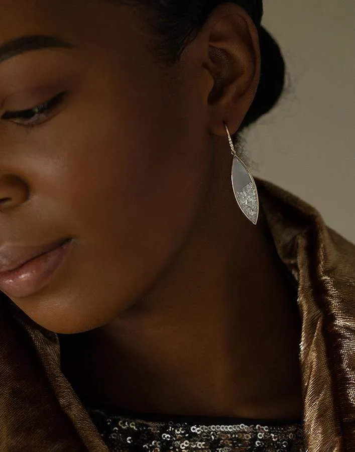 Diamond Marquise Shaker Drop Earrings