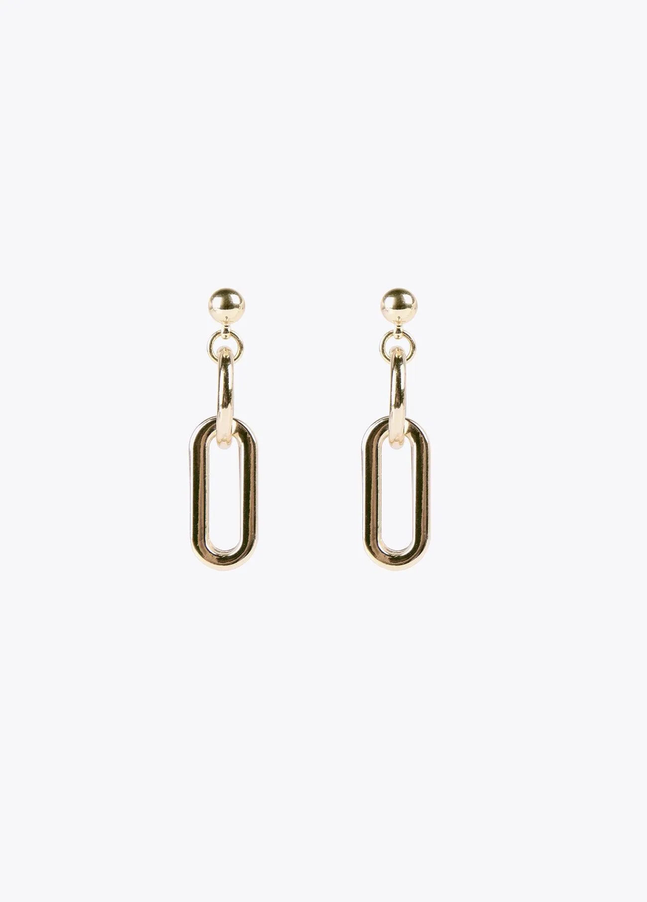 Double link earrings
