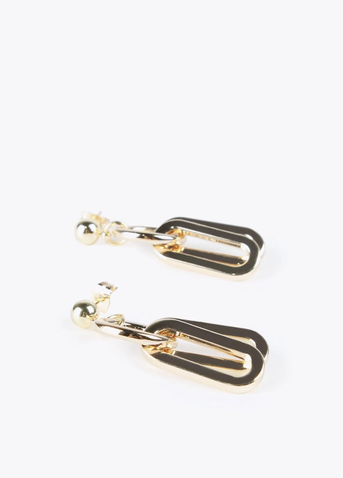 Double link earrings