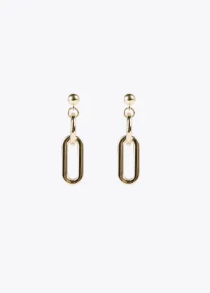 Double link earrings