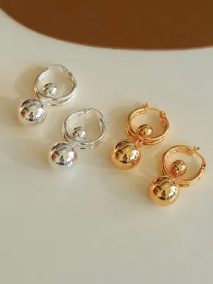 Dynamic Sphere Hoop Earrings