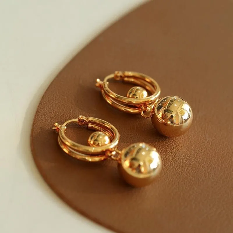 Dynamic Sphere Hoop Earrings