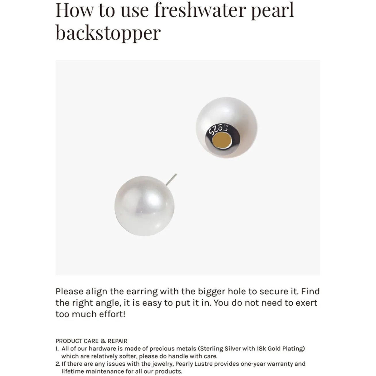 Elegant Freshwater Pearl Earrings WE00569