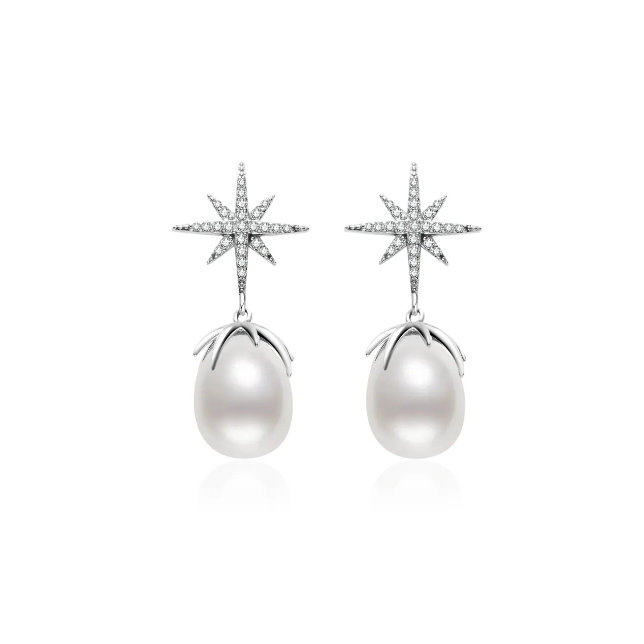 Elegant Freshwater Pearl Earrings WE00863 | CELESTE