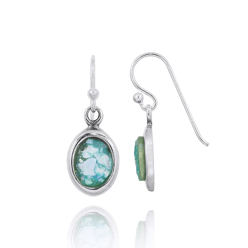Elegant  Roman Glass Earrings