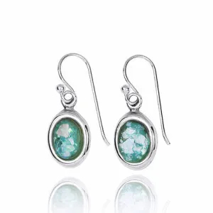 Elegant  Roman Glass Earrings