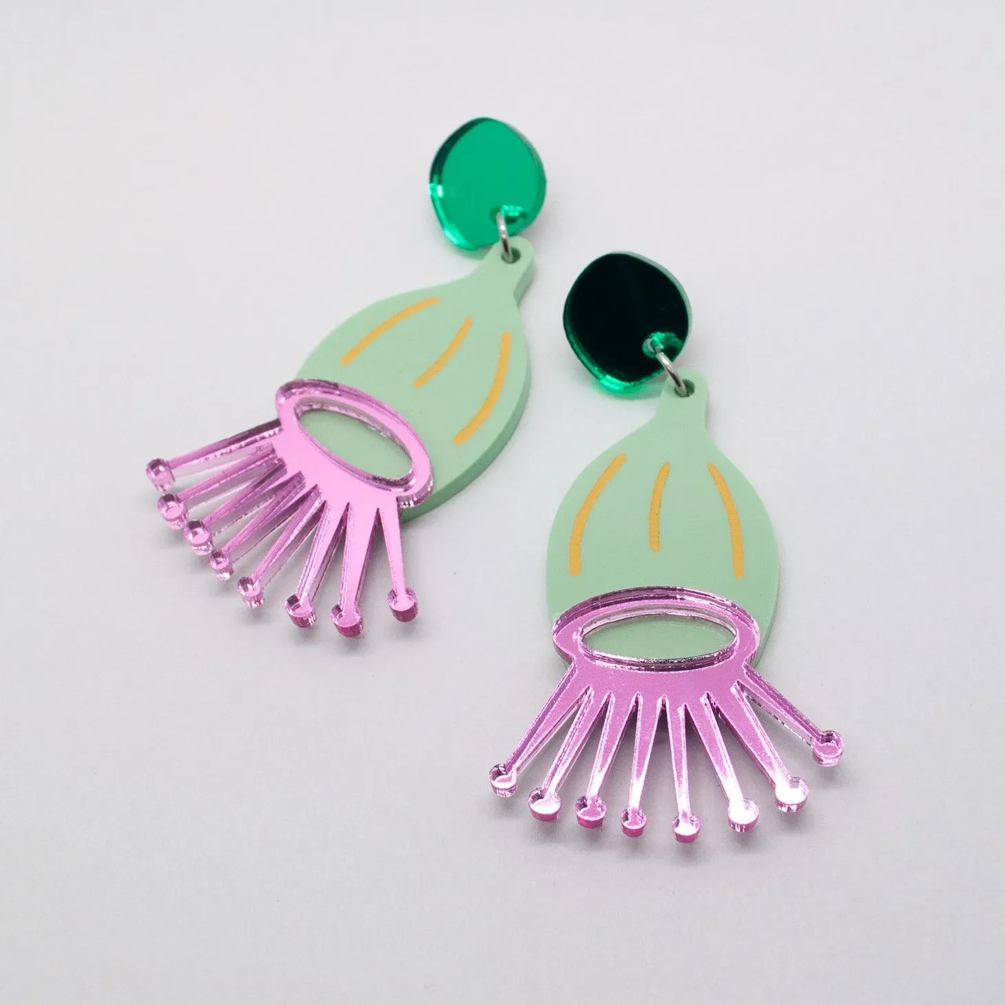 Eucalyptus Blossoms Earrings