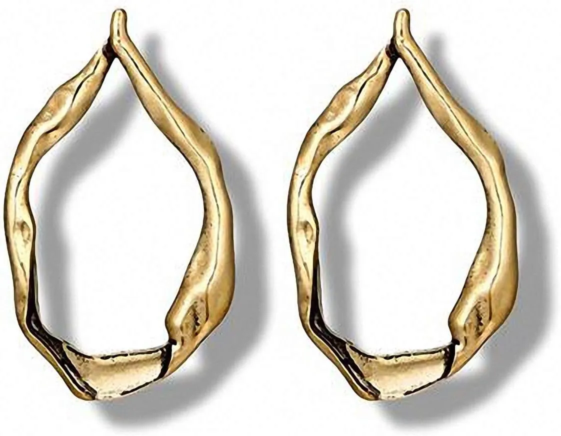 Exaggerated Gold Geometric Earring Punk Style Drop Earing Womens Drop Earrings Jewelry Gold