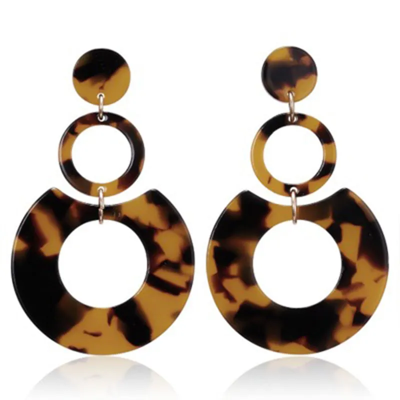 Fashion Acrylic Clip on Earrings