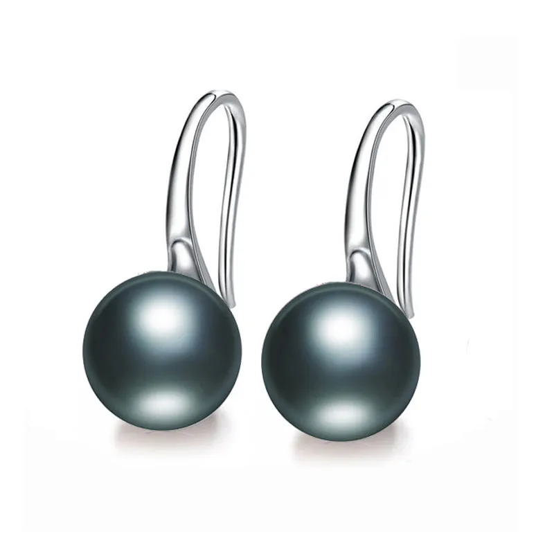 Fashion Pearl Earrings Natural Freshwater Pearl Spoon Earrings