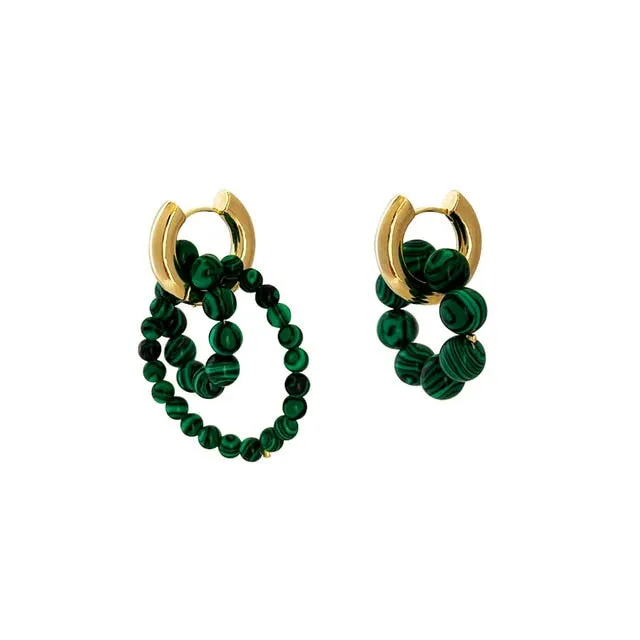 FashionSierra - Asymmetric Natural Freshwater Pearl Hanging Earrings