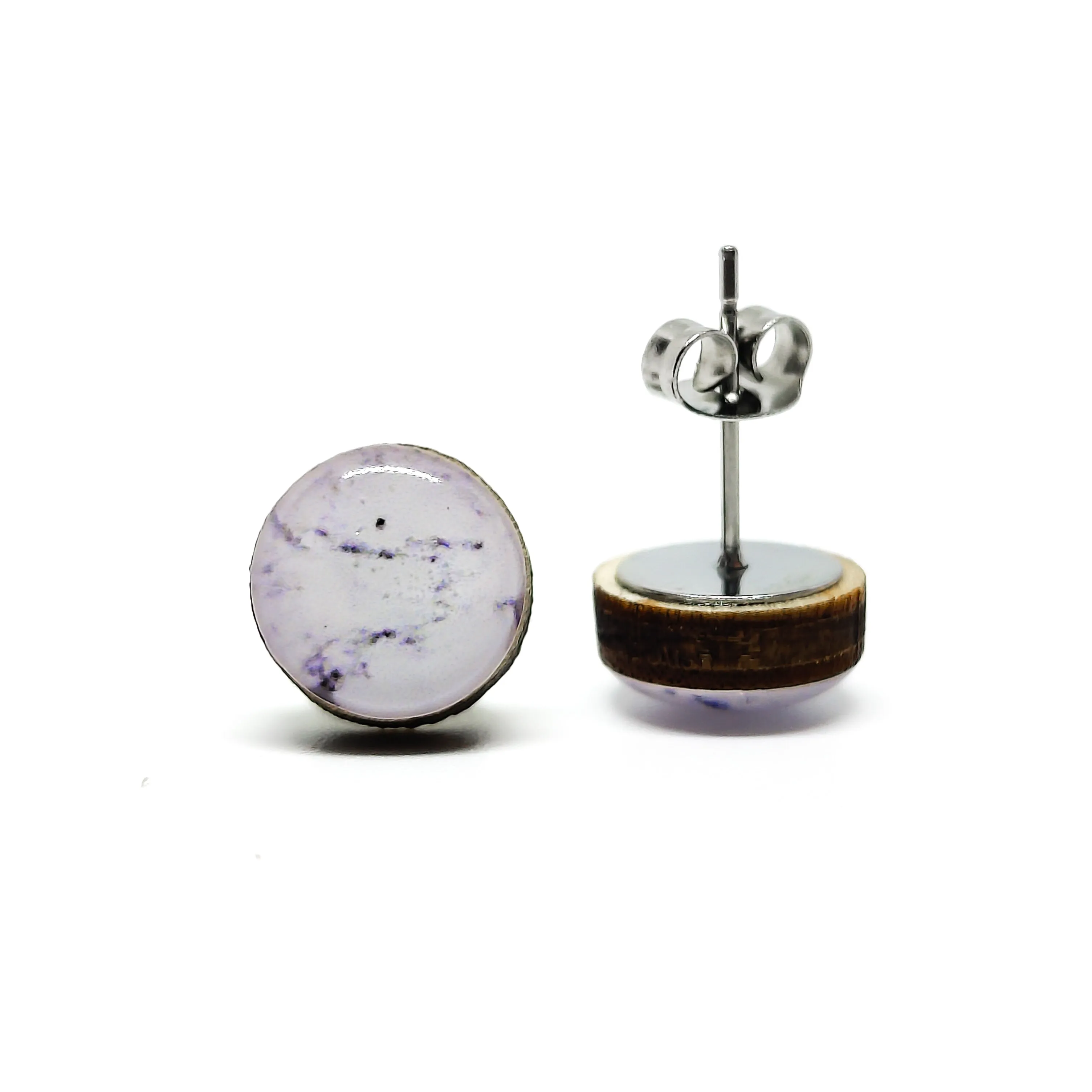 Faux Howlite Stud Earrings by Candi Cove Designs