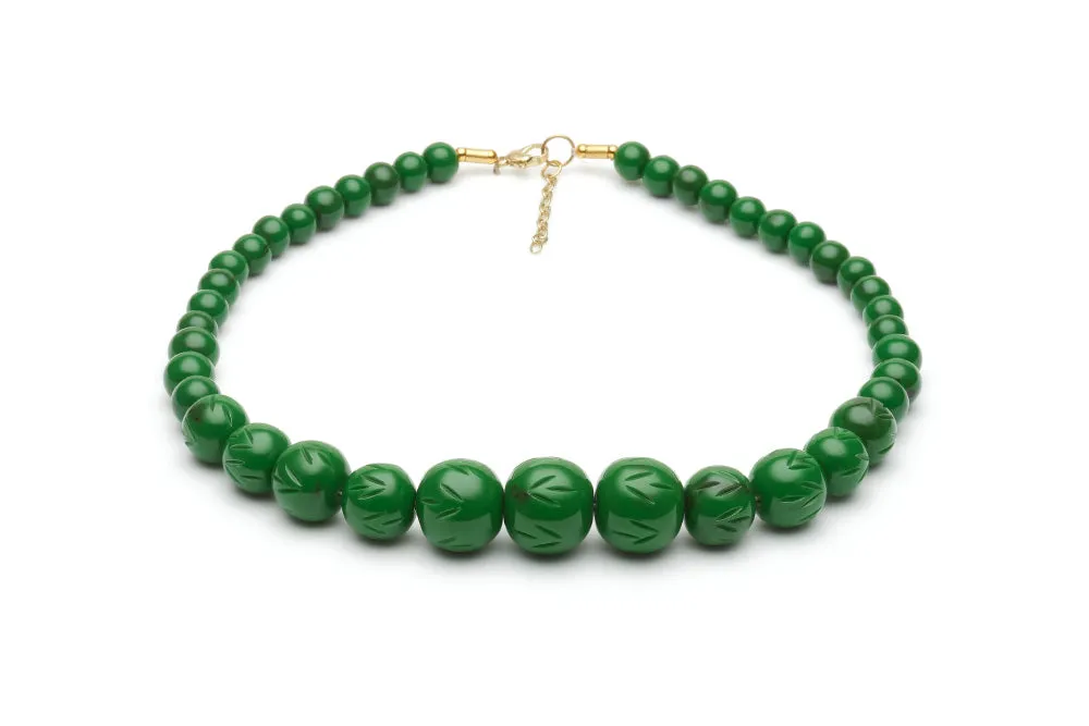Fern Fakelite Bead Necklace