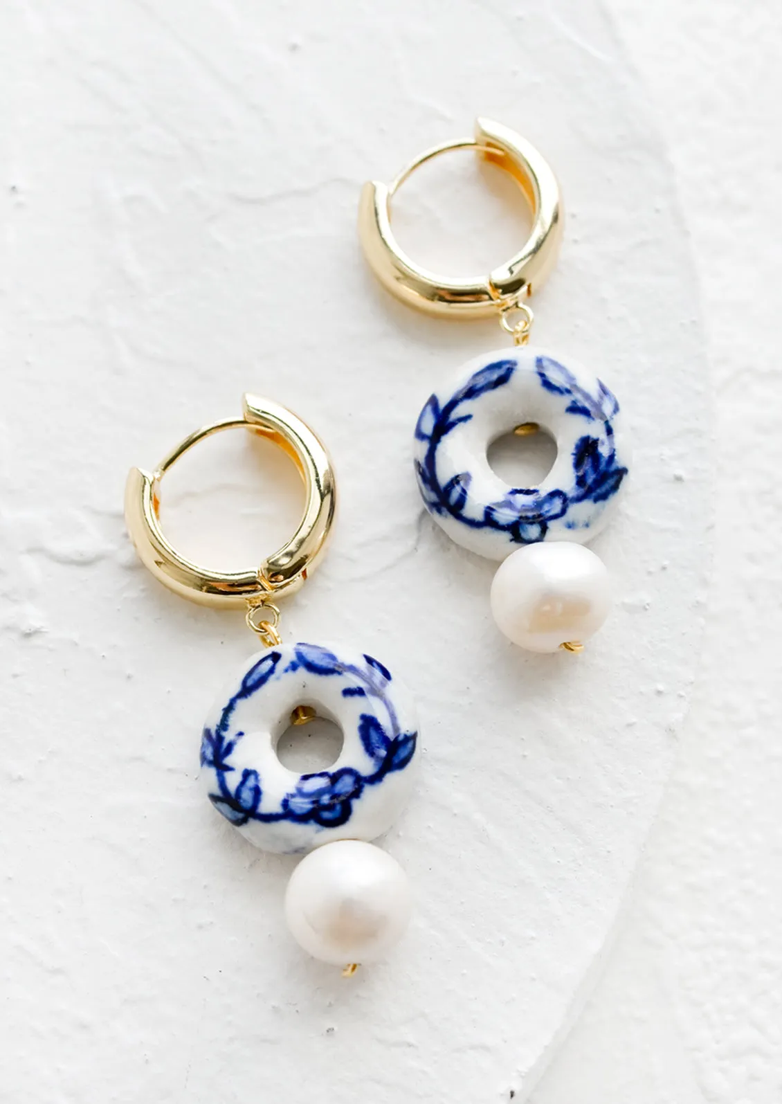 Flow Blue Pearl Earrings
