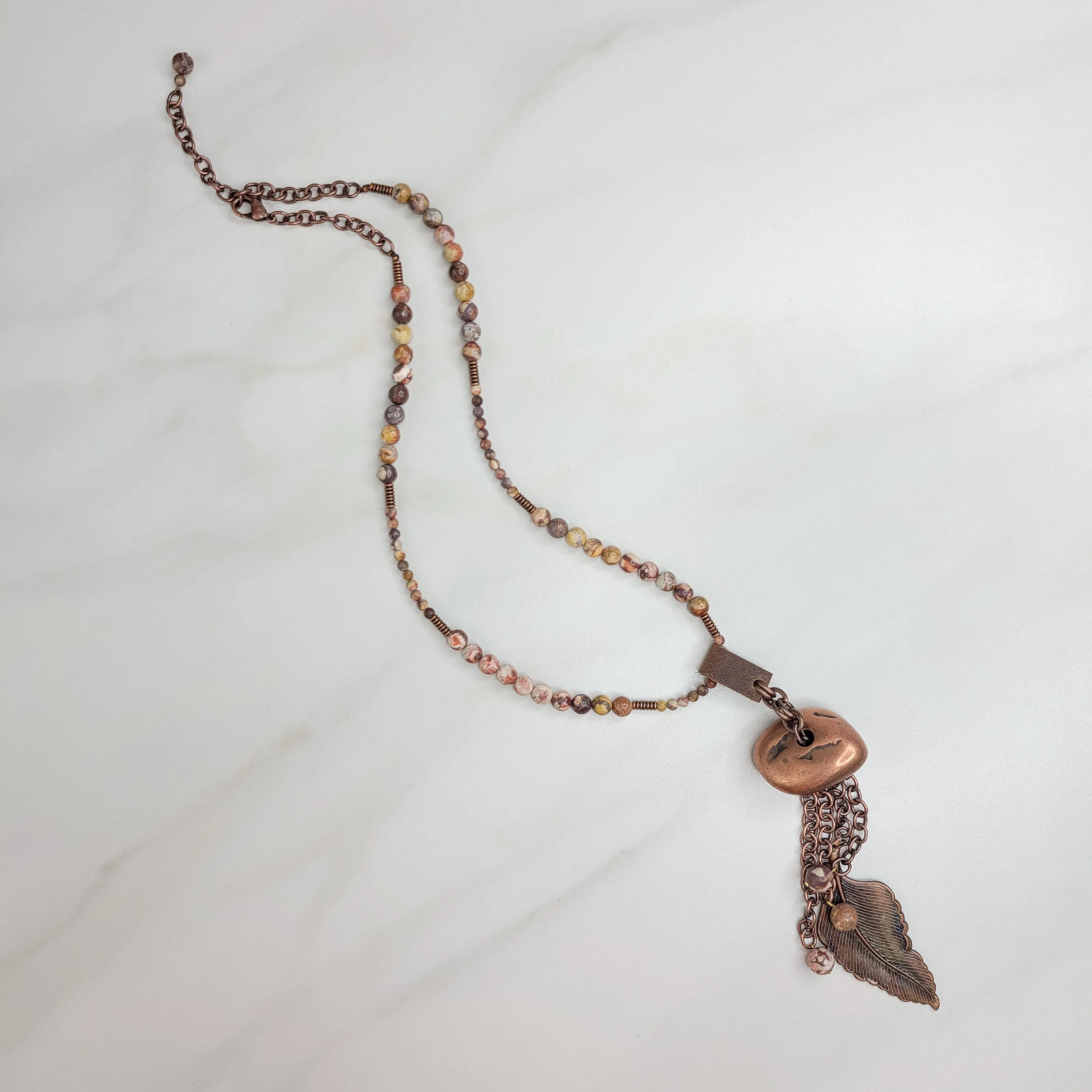 Fortuna Necklace Beautifully Handmade with Vintage Elements