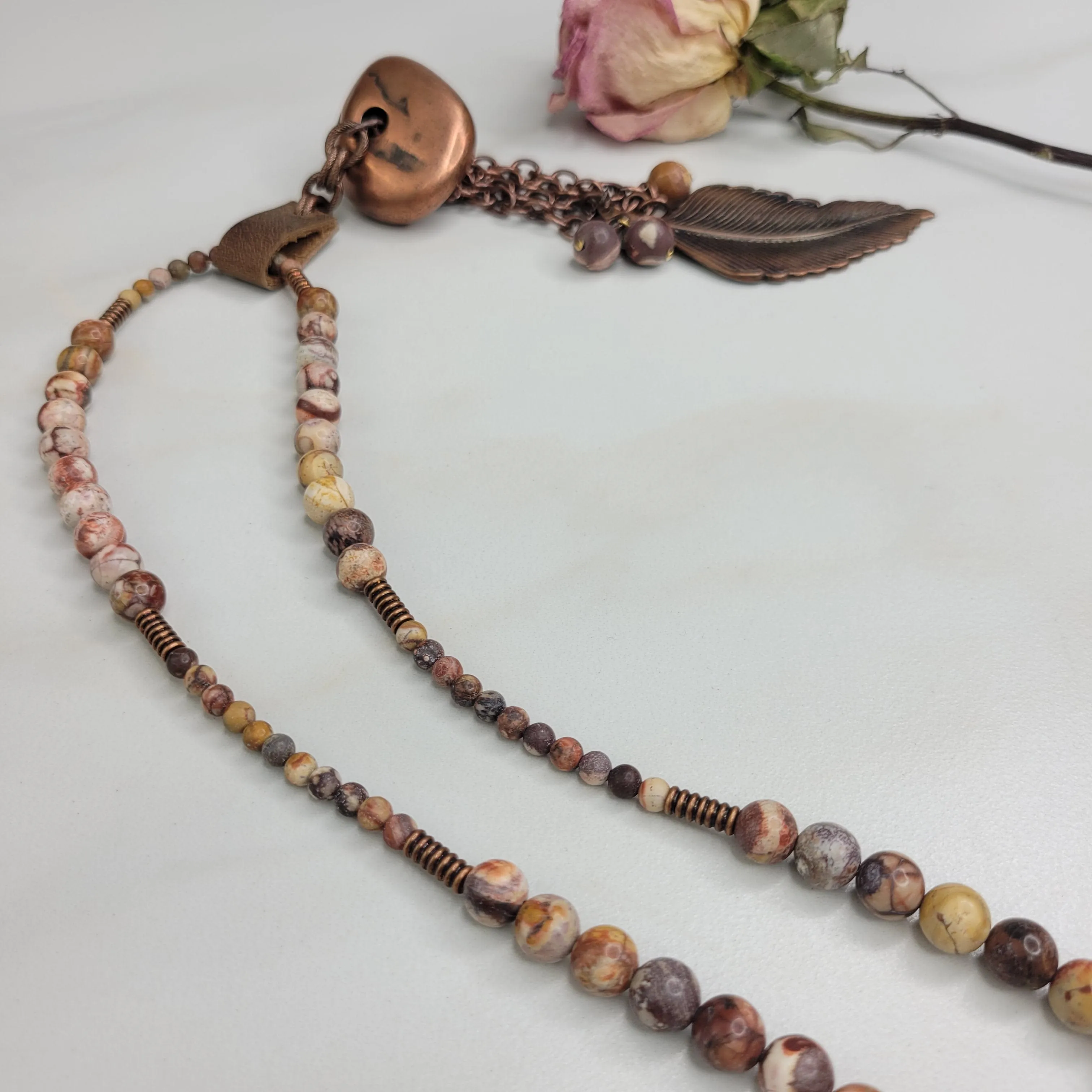 Fortuna Necklace Beautifully Handmade with Vintage Elements