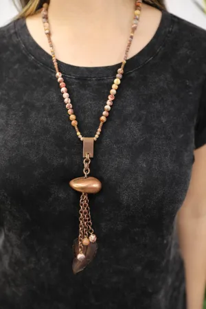 Fortuna Necklace Beautifully Handmade with Vintage Elements