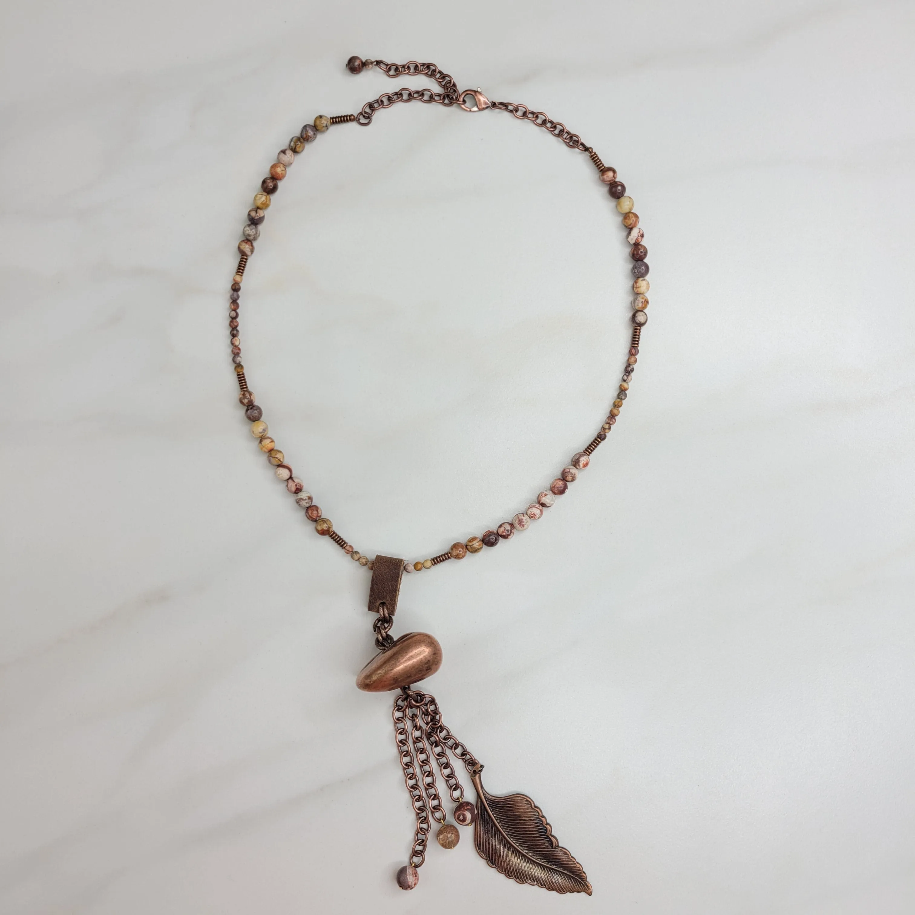 Fortuna Necklace Beautifully Handmade with Vintage Elements