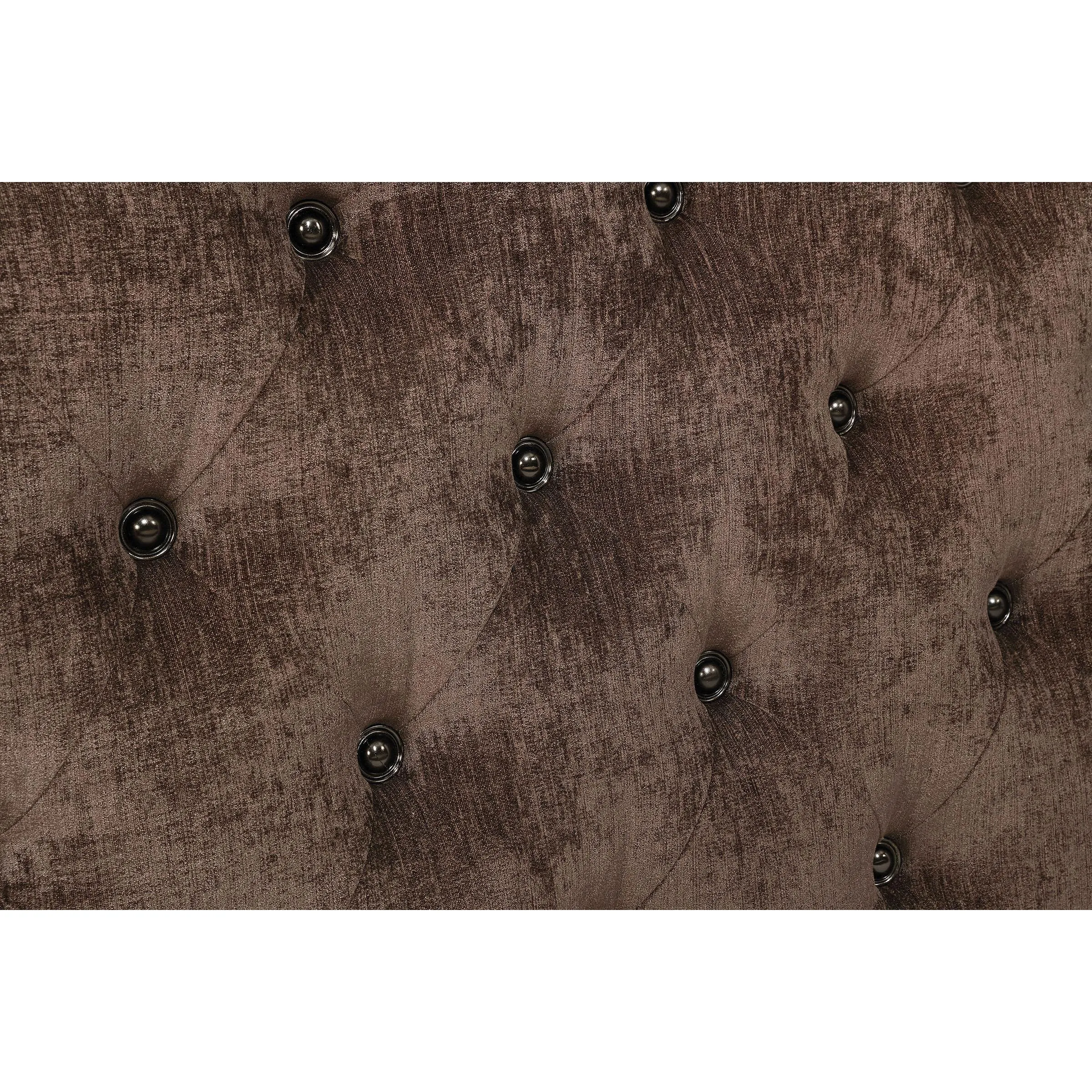 Furniture of America Calliope King Upholstered Panel Bed CM7752EK-BED