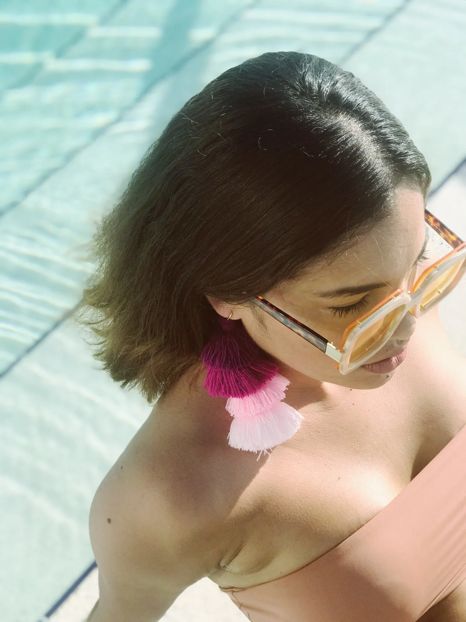 Gala earrings pink