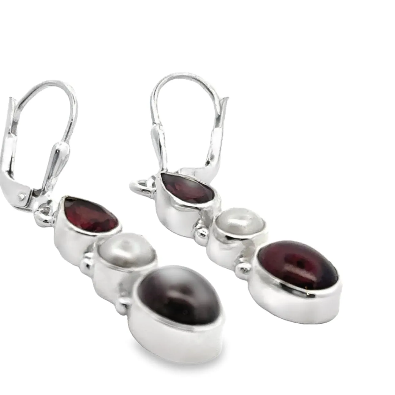 Garnet Combo Earrings