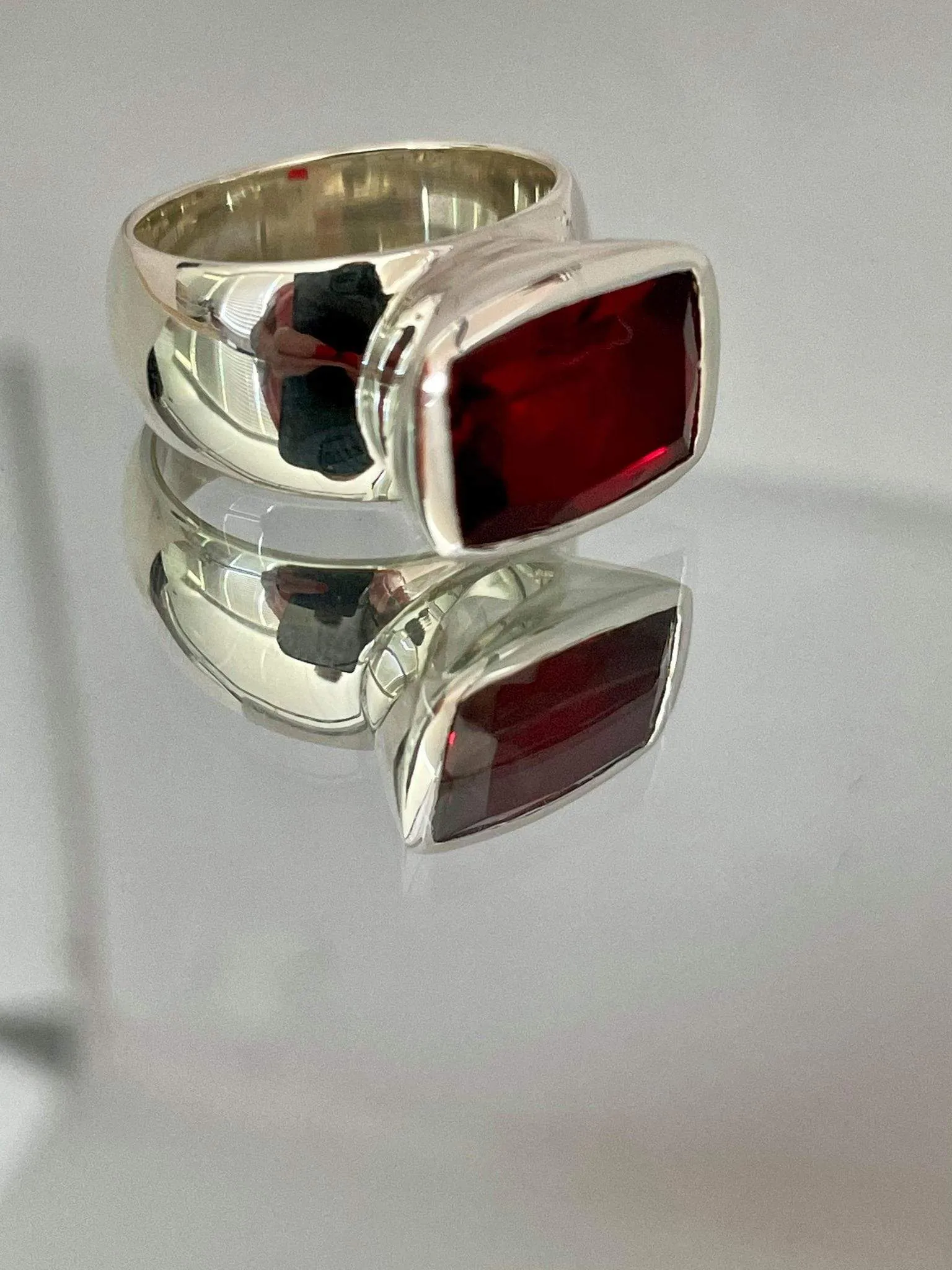 Garnet Soul Windows Ring