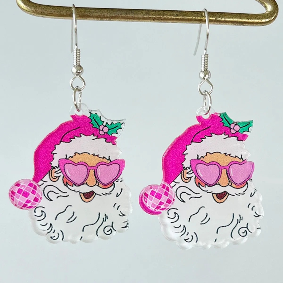 Geometric Shape Acrylic Dangle Earrings