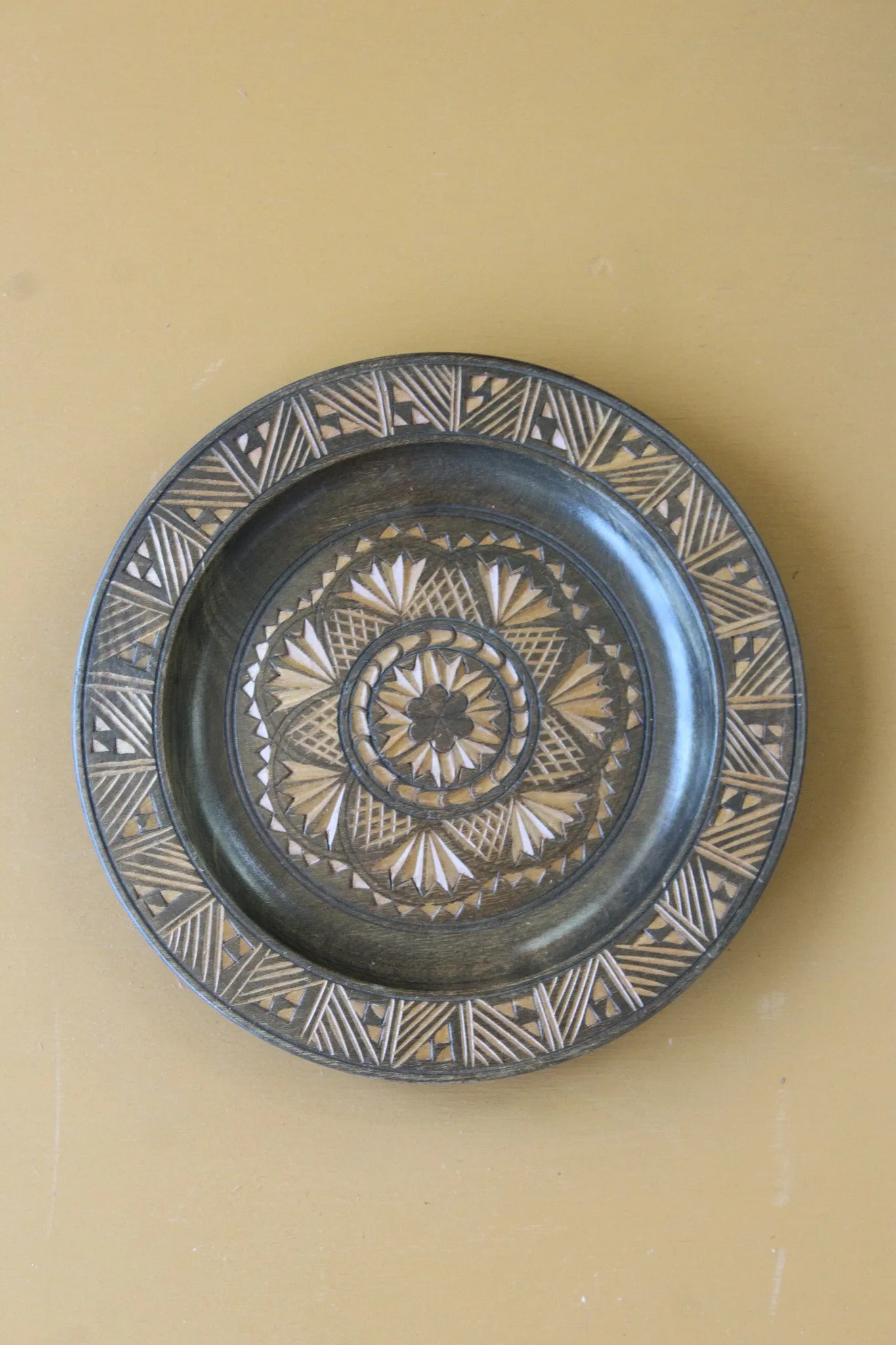German Wooden Plate