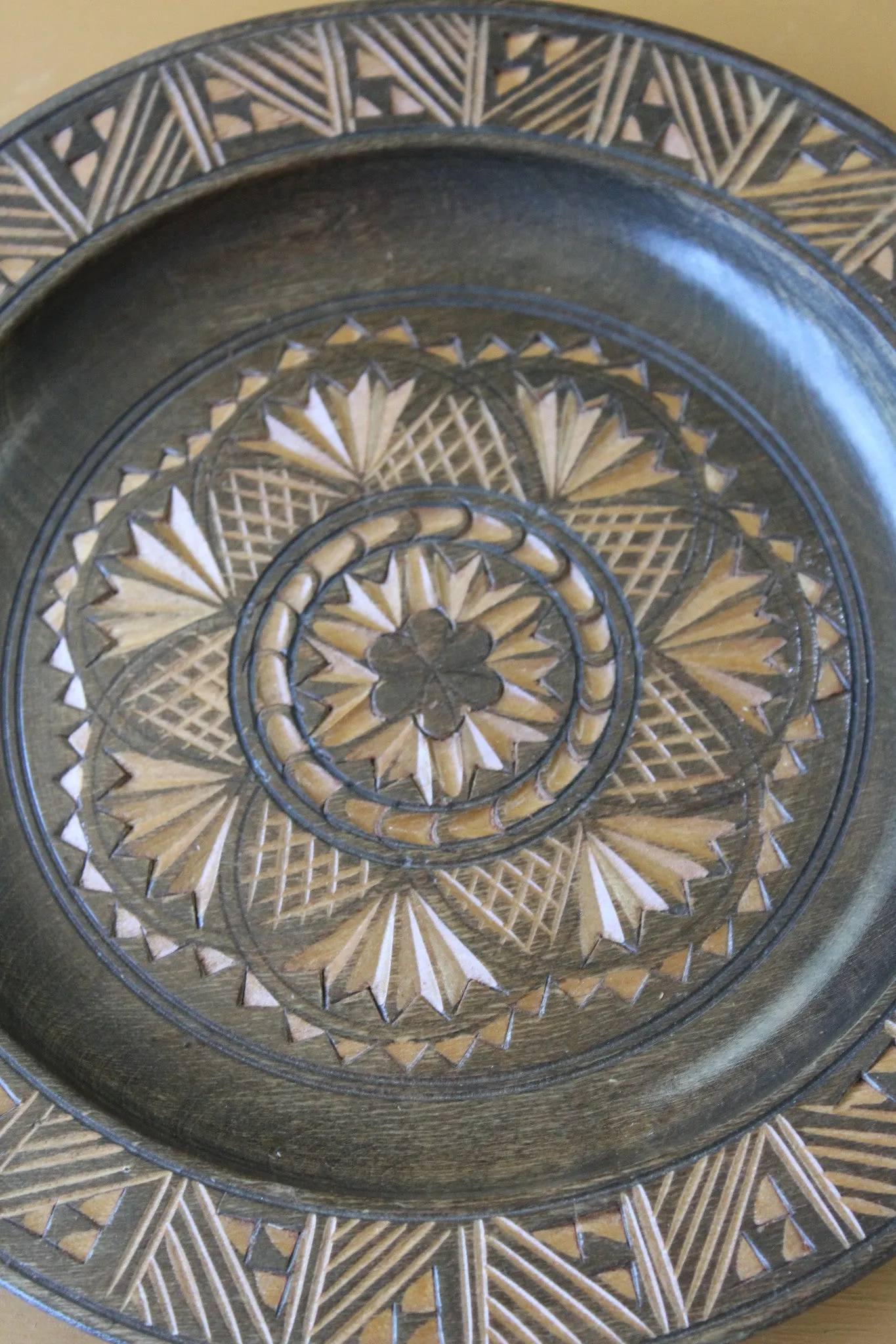 German Wooden Plate