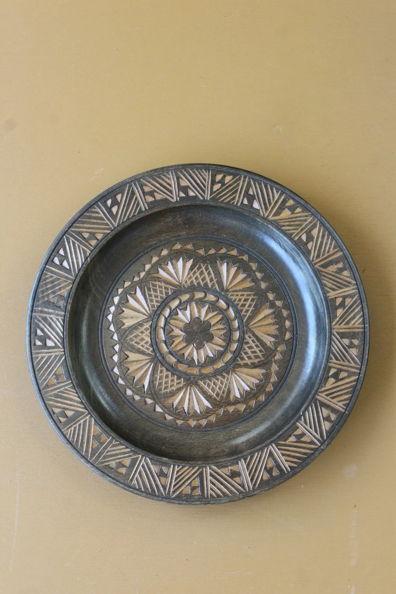 German Wooden Plate