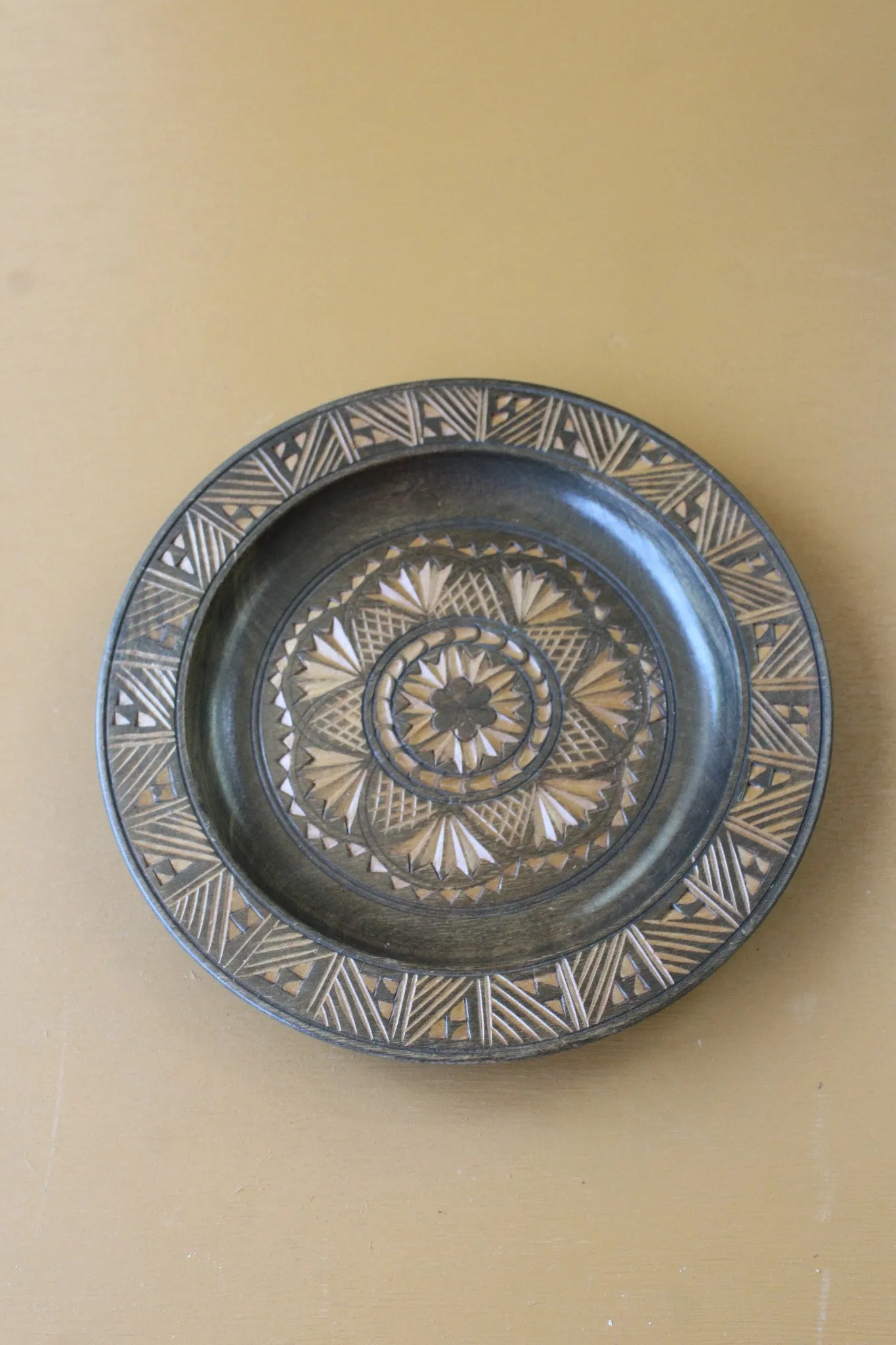 German Wooden Plate