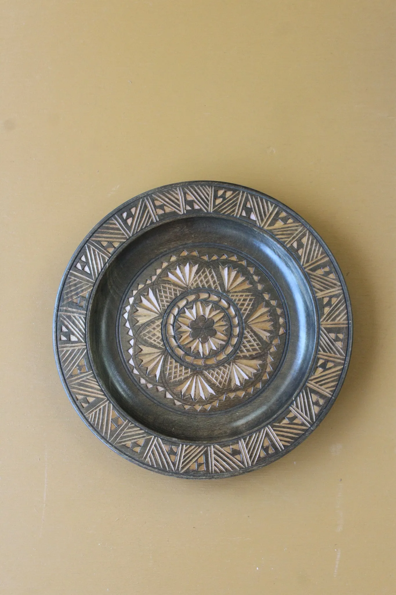 German Wooden Plate