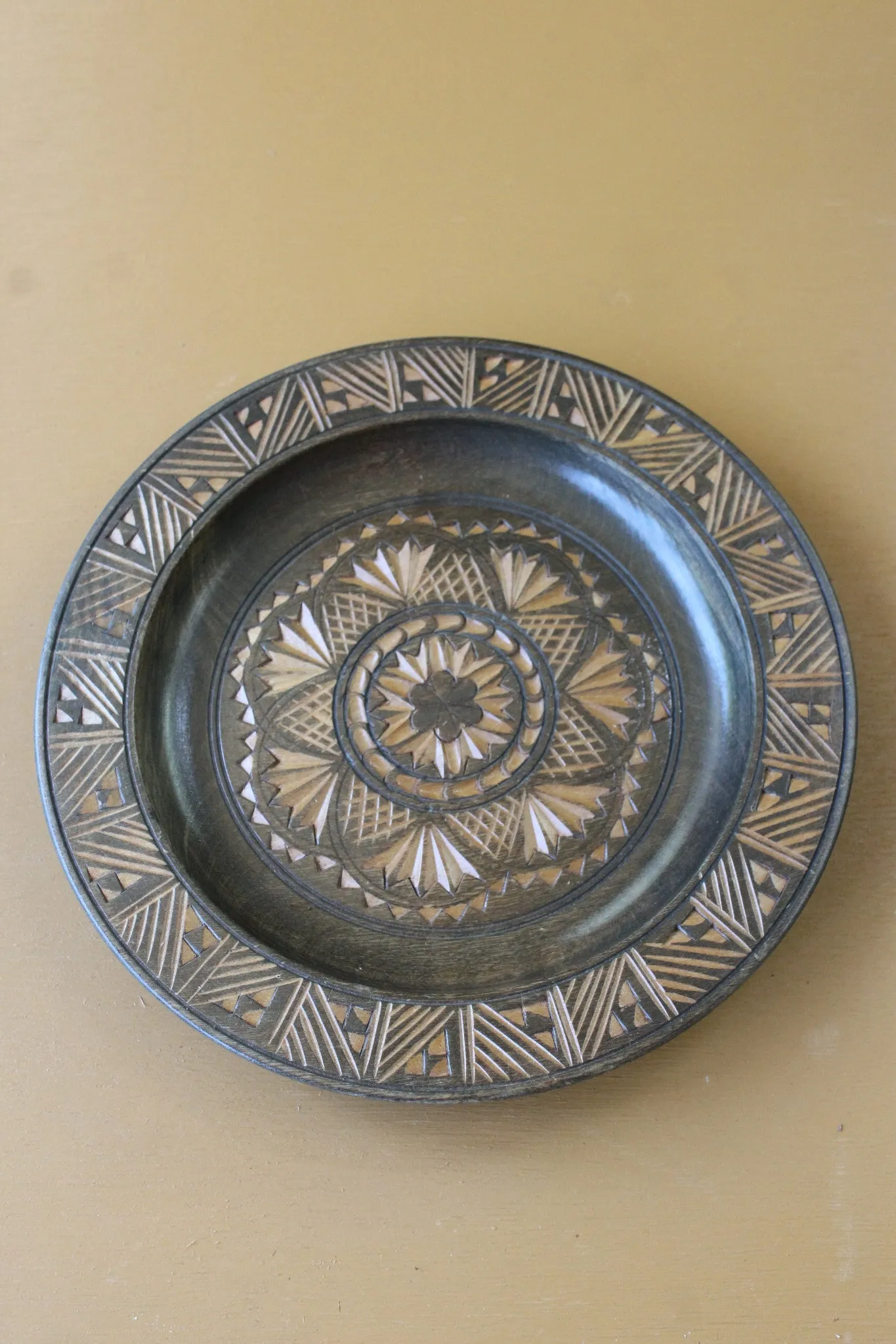 German Wooden Plate