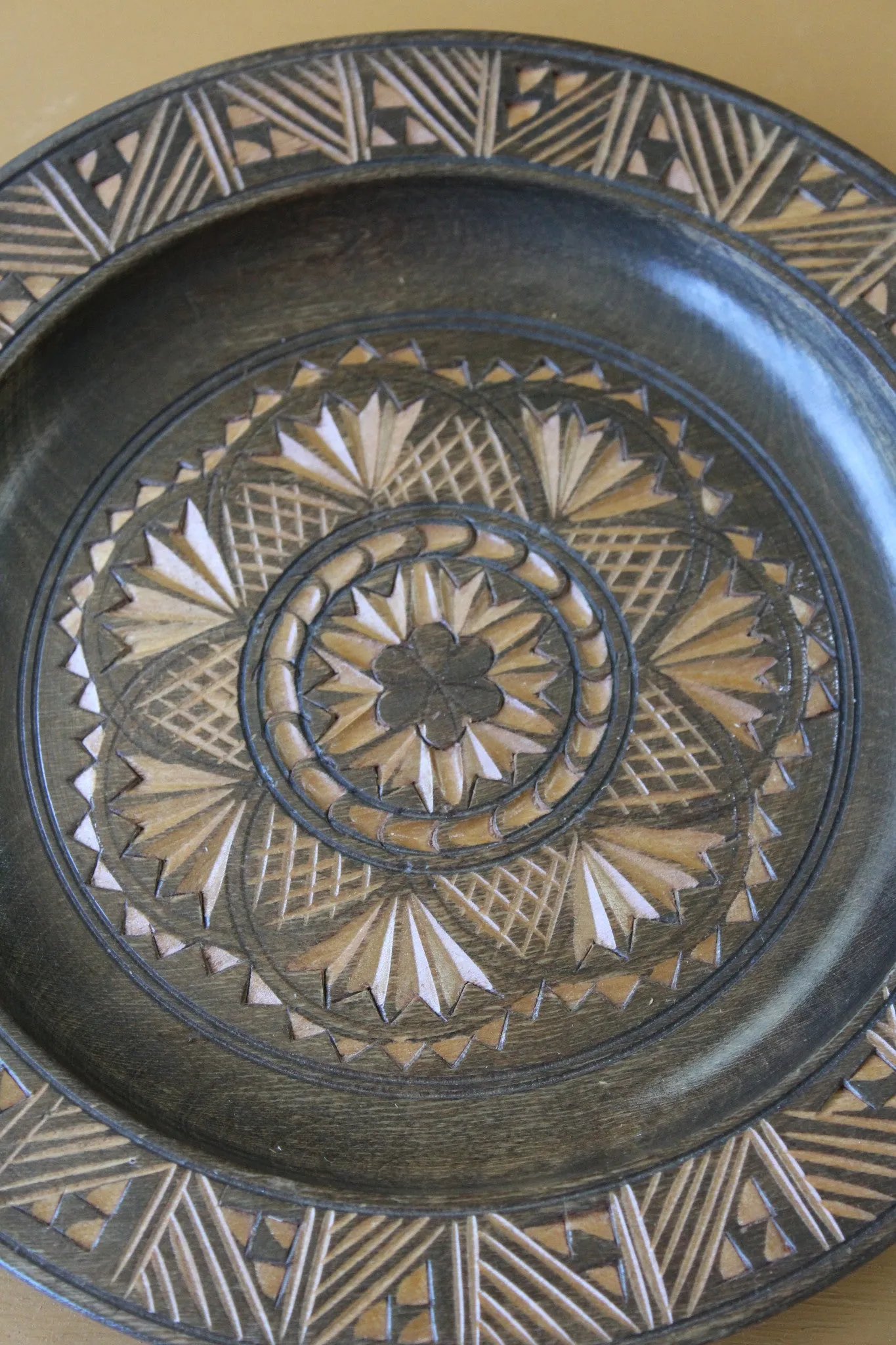 German Wooden Plate