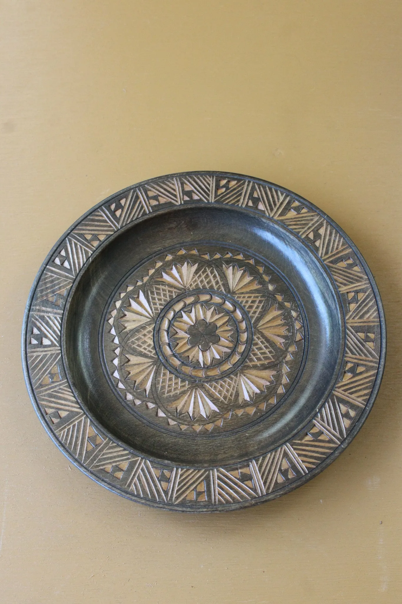 German Wooden Plate