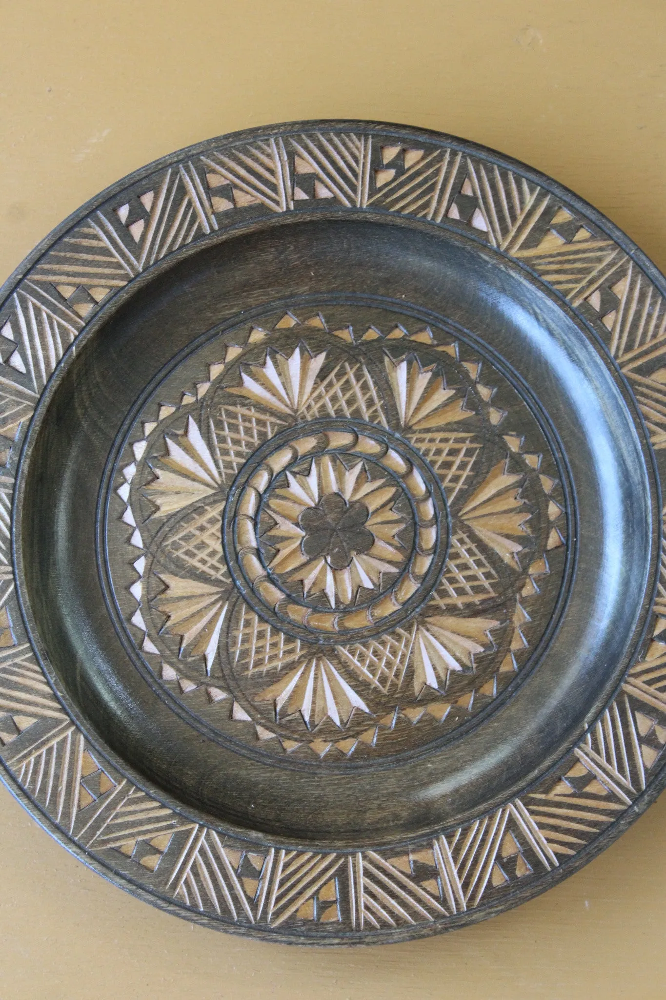 German Wooden Plate