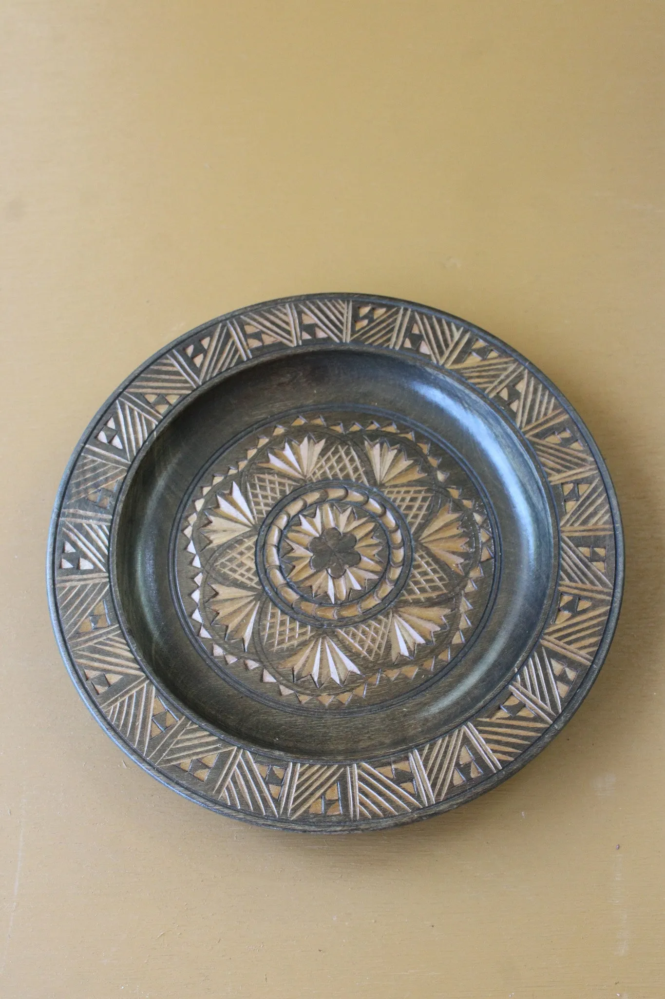 German Wooden Plate