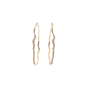 Gigi Antica Diamond Hoop Earrings