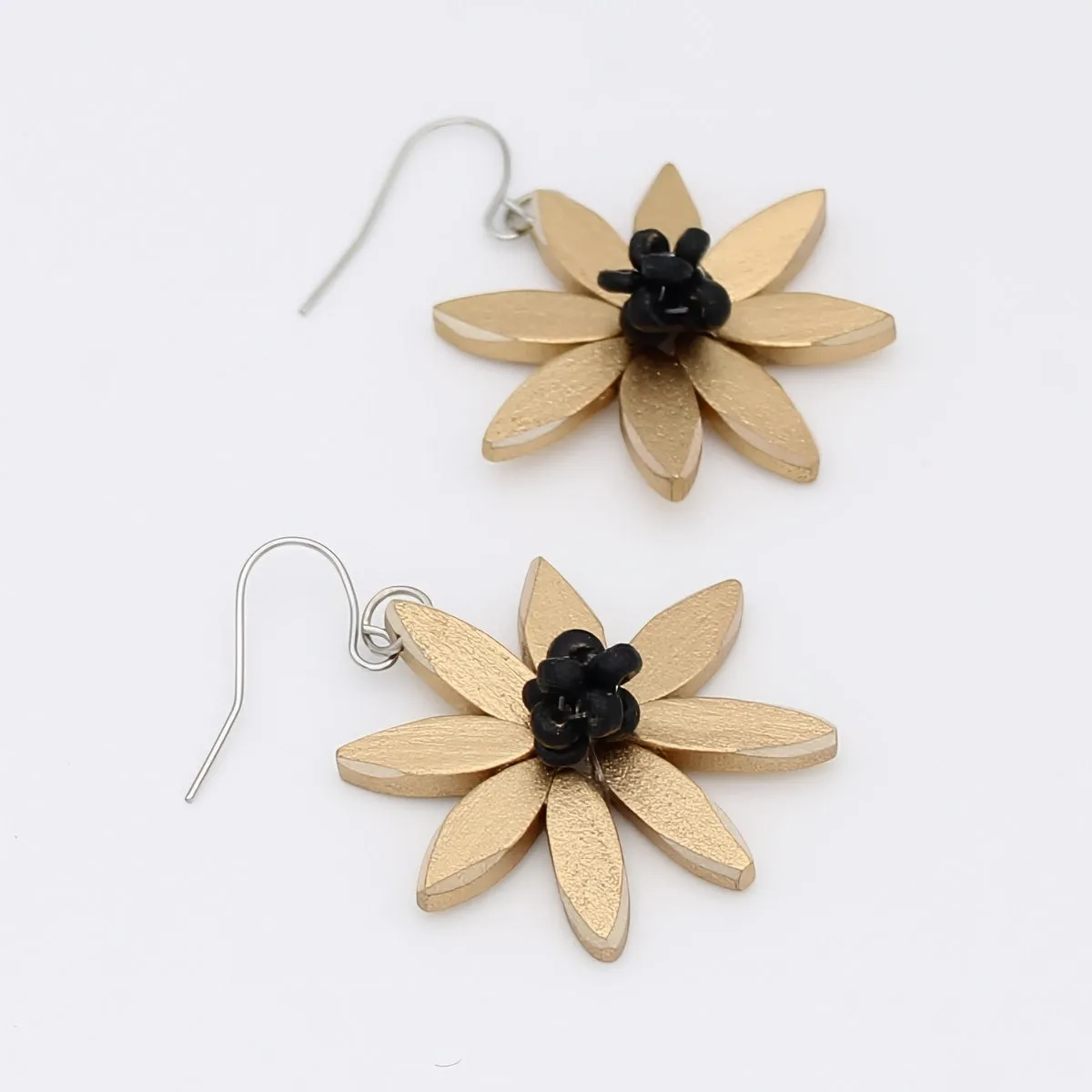 Gold Amaya Flower Earrings