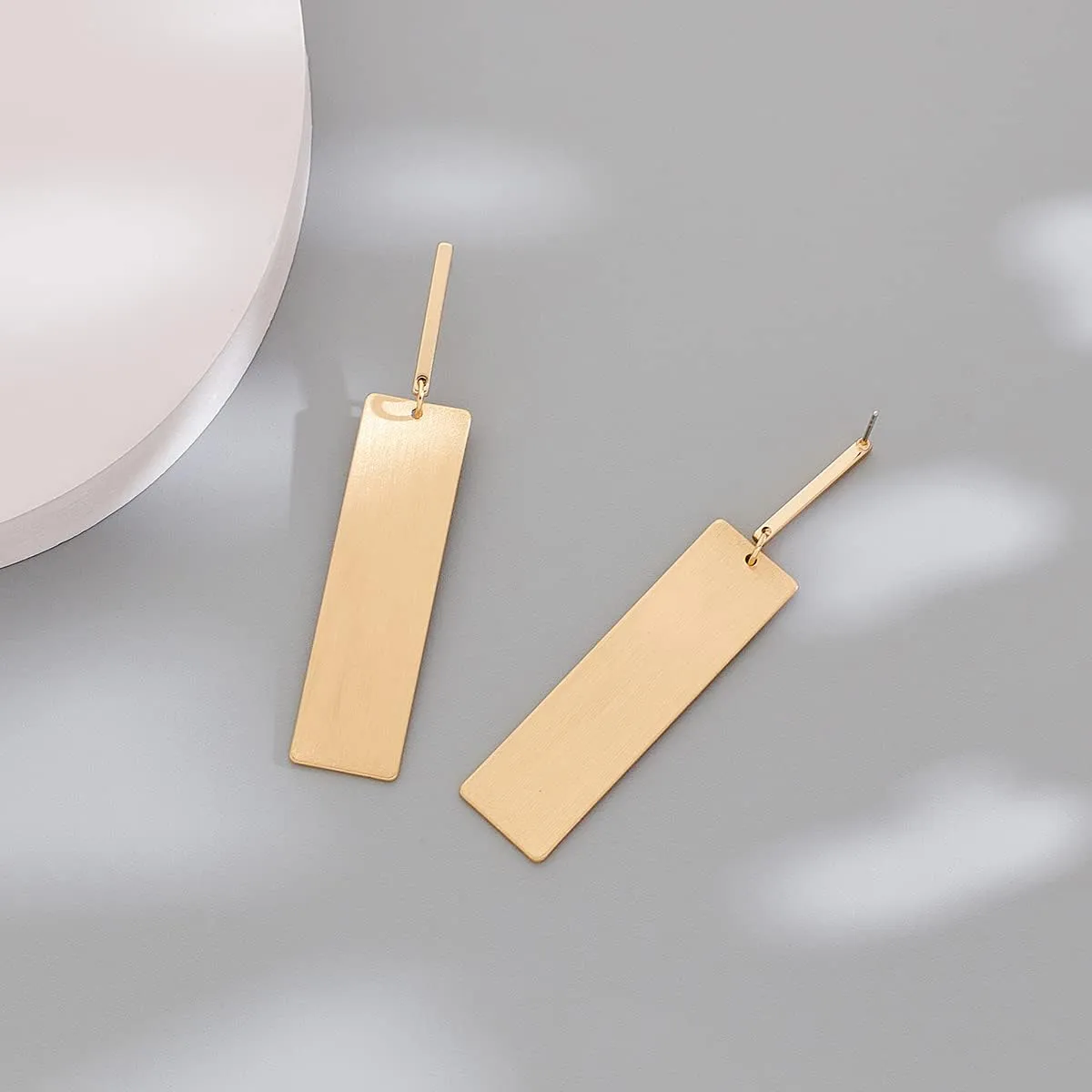 Gold Drop Dangle Earrings Long Dangle Earrings for Women Geometric Earrings…