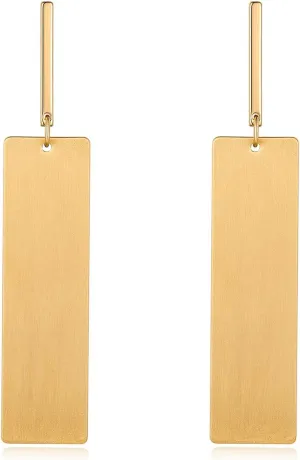 Gold Drop Dangle Earrings Long Dangle Earrings for Women Geometric Earrings…
