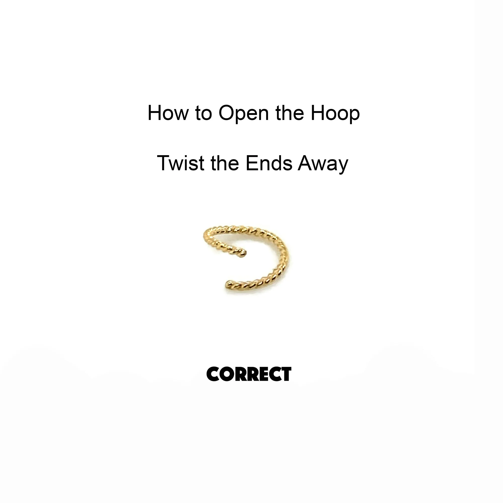 Gold Filled Twisted Small 7 mm Hoop Earrings 20 gauge